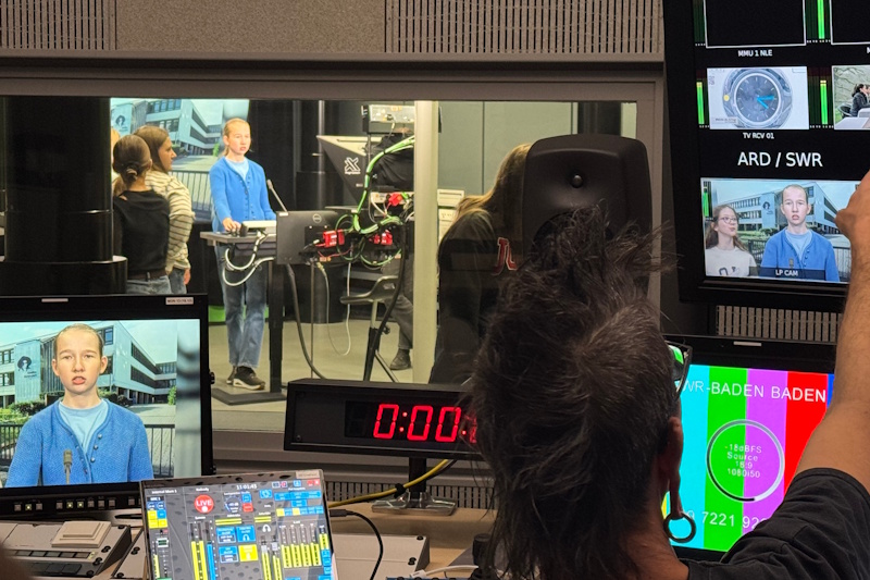 Medienscouts on Tour beim SWR Karlsruhe – ein Blick hinter die Kulissen