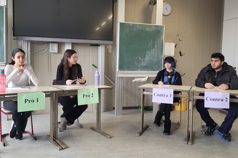 Schulwettbewerb Jugend debattiert 2026 – Faires Streiten = Gewinn für alle
